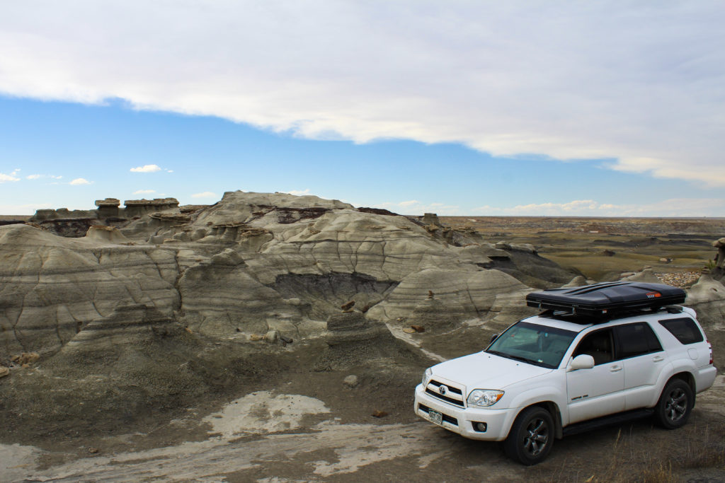 Roofnest hard-shell rooftop tent