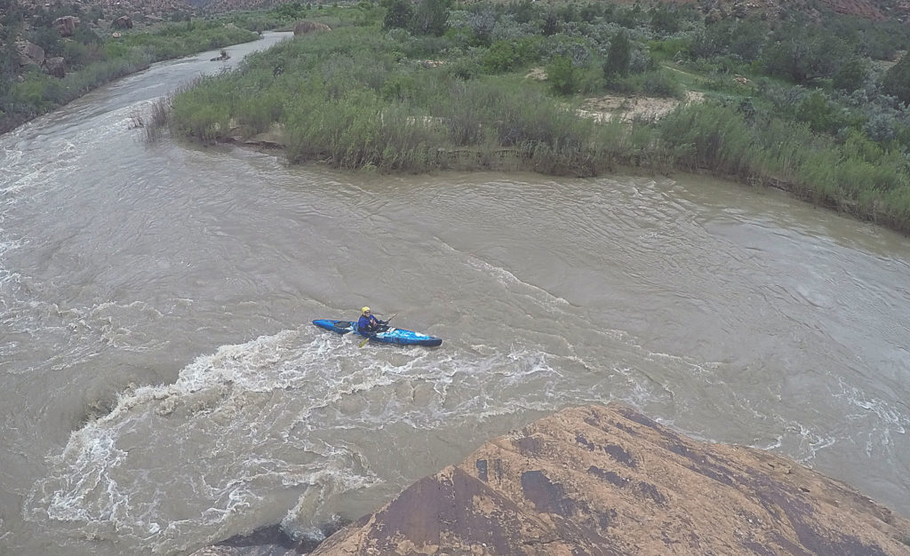 Dolores via San Miguel - Peter in blue kayak