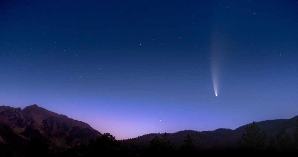 comet NEOWISE landscape top stories 2020
