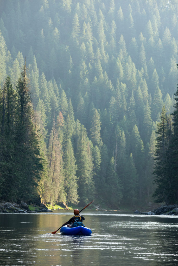 AIRE BAKraft packraft river forest