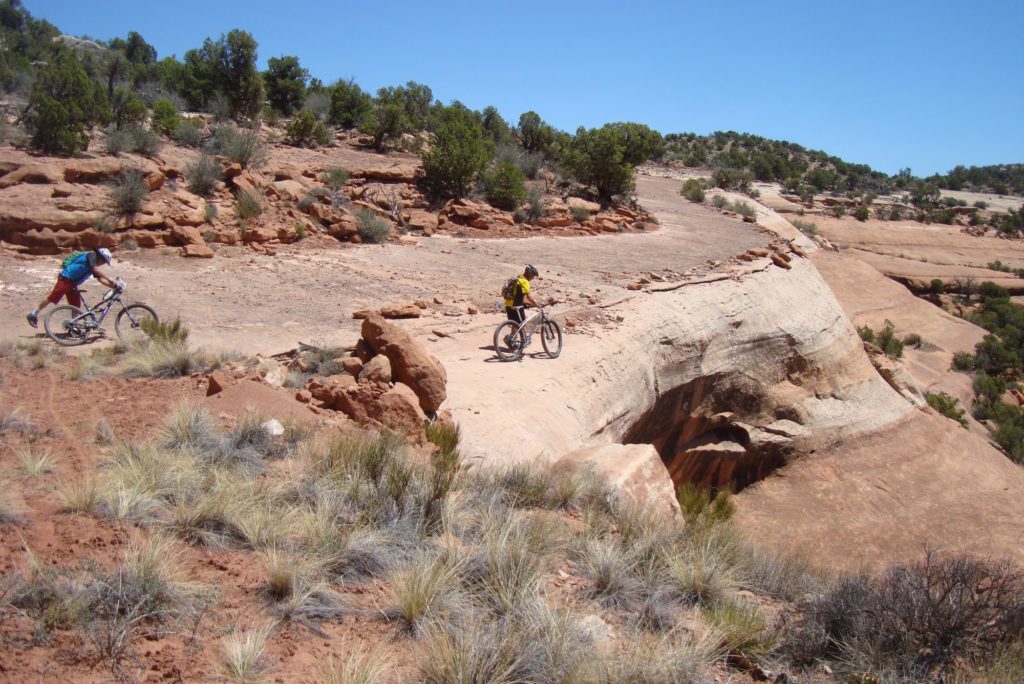 mountain biking old road west end colorado desert