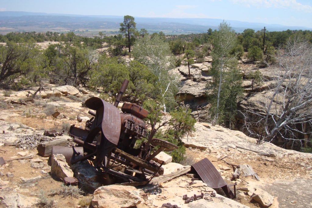old tractor sawtooth sawtooth ridge colorado west end