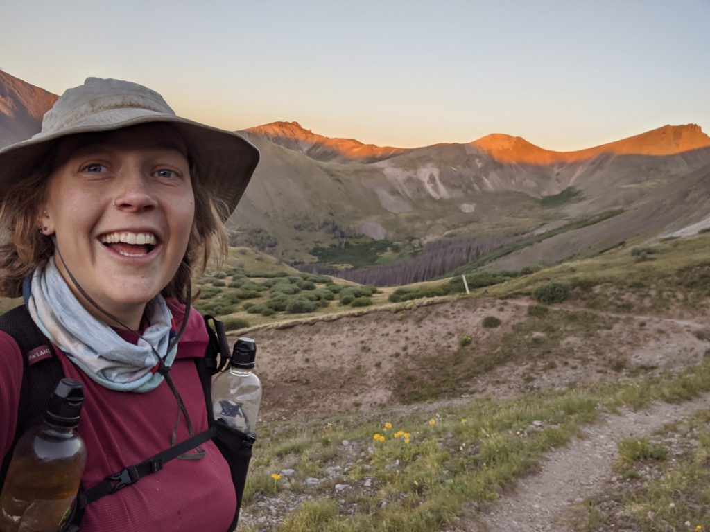 mikaela osler colorado trail selfie