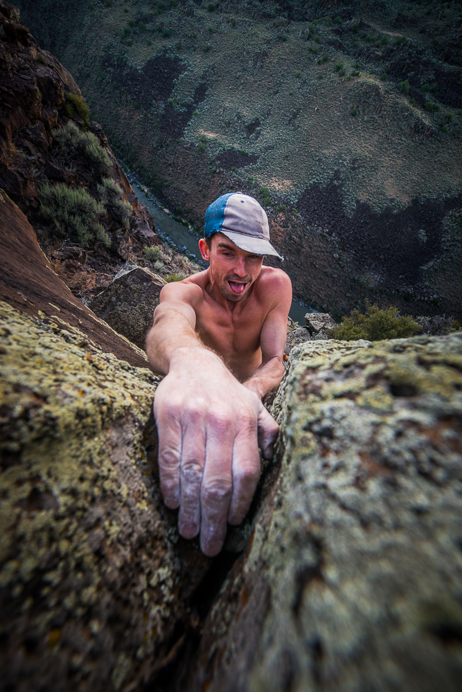 rock climbing angle behind the lens sports photography