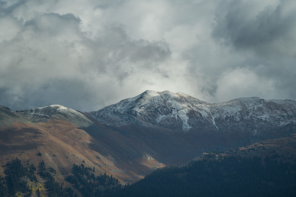 snowy mountains Southwest Colorado