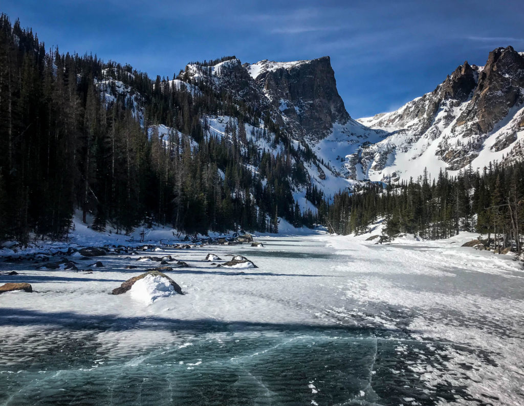 tyndall glacier dream lake rocky mountain national park