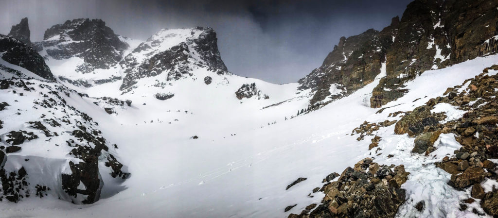 andrews glacier rocky mountain national park