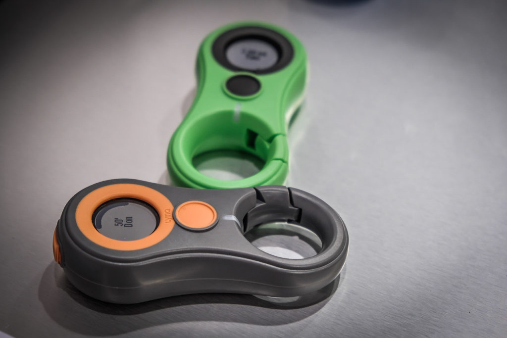 The Lynq location tracking device. photo by Brandon Mathis